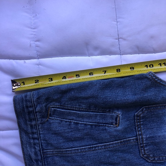 Forever 21 Two Tone Washed Denim Vest Retro Vintage - Picture 8 of 10